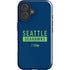 NFL Seattle Seahawks Blue Performance Series iPhone 16 Plus Impact Case